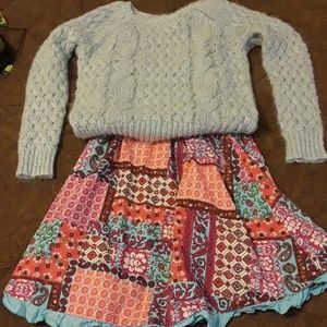 Cute  Blue & Pink Sndress & Sweater
